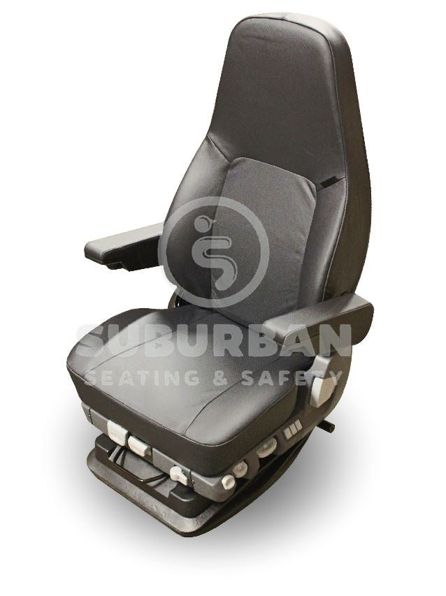 ISRI 5030/880 Premium Truck Seat in Black Cloth with Heat, Cooling & Dual  Arms