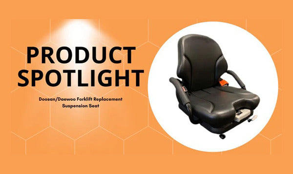 Product Spotlight Doosan forklift Suspension Seat