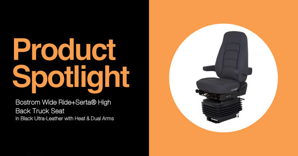 Product Spotlight black ultra-leather seat