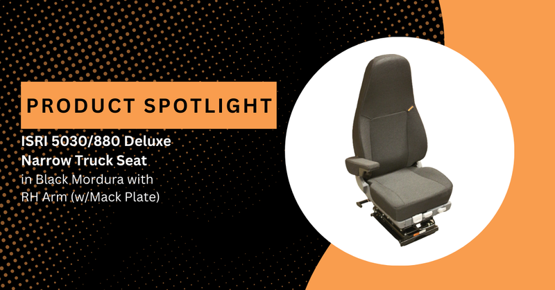 Product Spotlight ISRI 5030/880 Deluxe Narrow Truck Seat