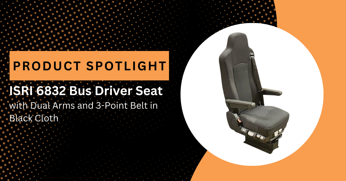 Product Spotlight ISRI 6832 Bus Driver Seat