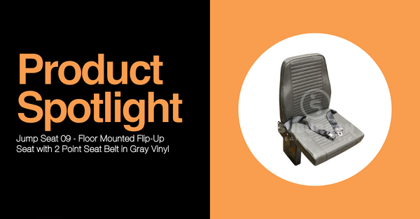 Product Spotlight Jump Seat 09 Floor Mounted Flip-Up Seat