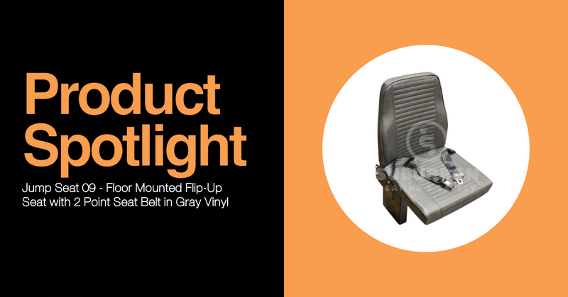 Product Spotlight Jump Seat 09 Floor Mounted Flip-Up Seat