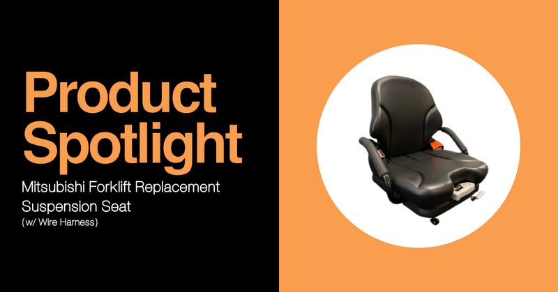 Product Spotlight Mitsubishi Forklift Replacement Suspension Seat