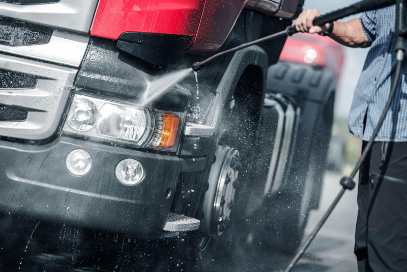 Semi Truck Pressure Washing