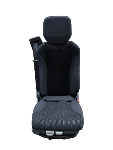 ISRI 6863/880 (870) - Black Cloth - Built in 3-Point Seatbelt