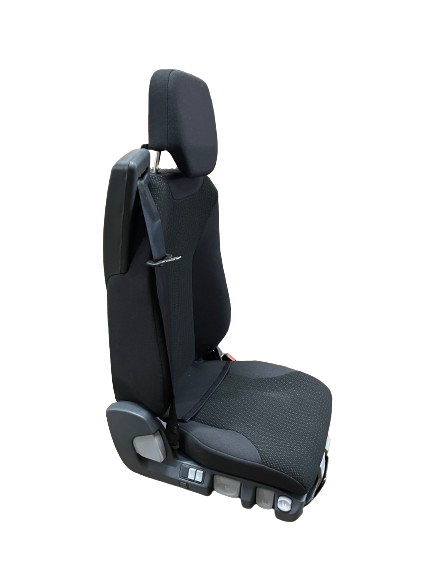 ISRI 6863/880 (870) - Black Cloth - Built in 3-Point Seatbelt