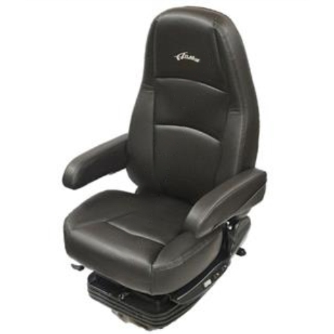 Sears Atlas II ActiveVRS Truck Seat in Black Ultra-Leather with Dual Arms & Cascadia Mounting - PN 2DH11P4BBNSN