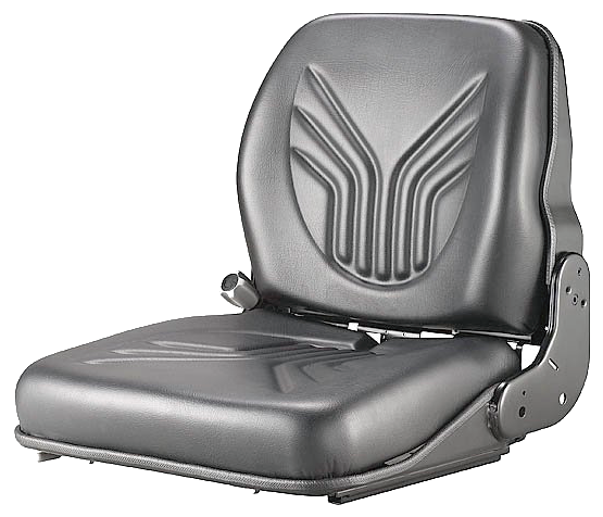 Grammer B12 Forklift Seat in Black Vinyl - PN 1129306