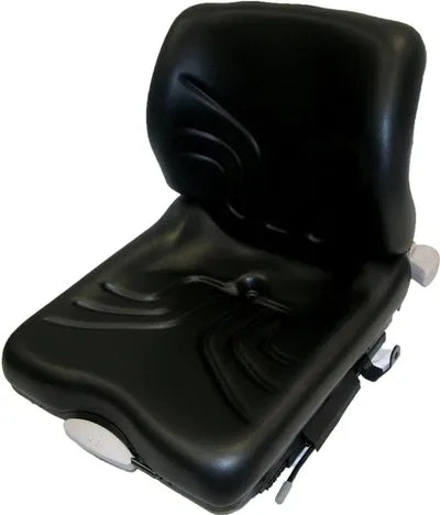 Toyota Forklift Suspension Seat – Grammer MSG 20 with Seat Belt & OPS Switch in Black Vinyl