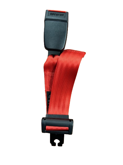 Forklift Seat Belt Extension for GRA-0118, -0120, -0127 Seats – Also Fits OEM Grammer Seats on Mitsubishi & 2019+ Unicarriers