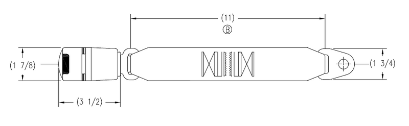 Under Seat Retractor – Replacement Floppy Buckle – Freedman PN 56174