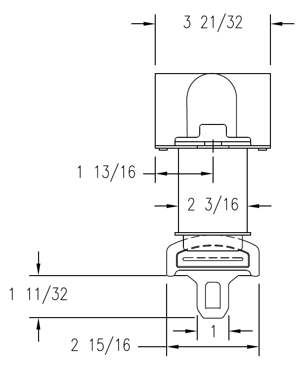 Under Seat Retractor – Replacement Foldaway Belt – Freedman PN 56570