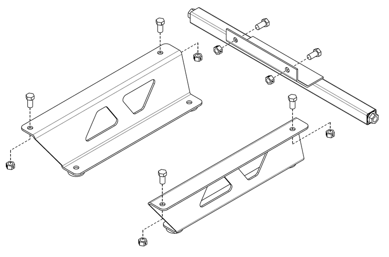 Freightliner Cascadia Adapter Bracket for Sears Elite 80 & Atlas II – P/N: SA31231