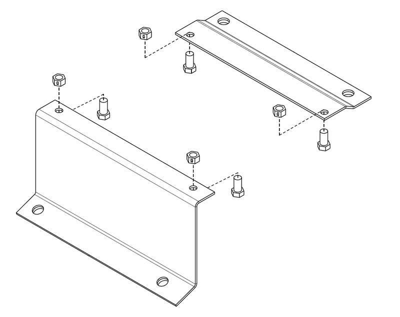 Freightliner M2 Adapter Bracket for Sears Elite 80 & Atlas II P/N: SA18106.901