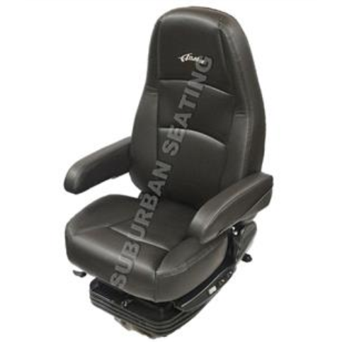 Freightliner Cascadia Black Cloth Sears Atlas II Series Air Ride Bucket  Seats